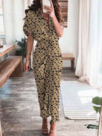 Printed Sexy Strap Irregular Dress