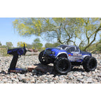 Redcat Racing Volcano EPX 1:10 Scale Electric Brushed 19T RC Monster Truck, Blue