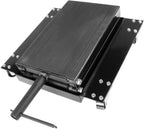 Stark 1100lbs Motorcycle Scissor Jack Lift Wide Stand Hand Crank w/ Dolly Bike Rack and Wheels, Black