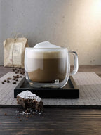 ZWILLING J.A. Henckels Cappuccino Mug Set, Clear