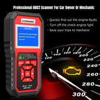 KW850 Professional OBD2 Scanner: Scan Your OBD II Cars After 1996 for Check Engine Light Issues!