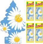 LITTLE TREES Air Fresheners Car Air Freshener. Hanging Tree Provides Long Lasting Scent for Auto or Home. Daisy Fields, 24 Air Fresheners