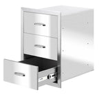 Outdoor Kitchen BBQ Island Components  Steel Drawer StoraCooking