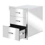 Outdoor Kitchen BBQ Island Components  Steel Drawer StoraCooking