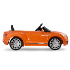 Electric Car Bentley GTC 12V power Ride On For kids Remote Control Horn Front Lights - Orange