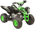 12 Volt Yamaha Raptor Battery Powered Ride-on Black/Green - Custom Graphic !