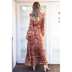 drawstring waist tassel summer dress