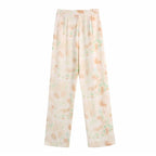 tie dye high waist loose trouser