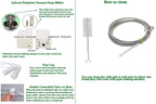 Lyn MilMachine for Goats, Automatic Pulsation Vacuum Pump Milker Food-Grade Goat MilMachine, Portable Farm Supplies for Nigerian Dwarfs, Nubian Mix (3L,US Plug)