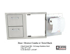 Lion BBQ Combination Door/Drawer and Refrigerator PackaDeal