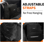HOTOR Car Trash Can 2.5 Gallon - Handy Tissue Holder, Easy-to-Install Car Accessory Interior, Leak-Proof Organizer and Storage Bag for the Back/Front/Console of Any Cars, Sedans, SUVs &amp; Trucks