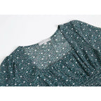 elegant stylish green mini dress