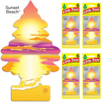 LITTLE TREES Air Fresheners Car Air Freshener. Hanging Tree Provides Long Lasting Scent for Auto or Home. Sunset Beach, 24 Air Fresheners