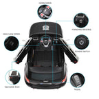 Zimtown Kids Ride On Car Off-Road Police Electric Car Double Drive 12V Battery Motorized Vehicles Children's Best Toy Car Safe w/ Remote Control, 3 Speeds, Music, Seat Belts, LED Lights
