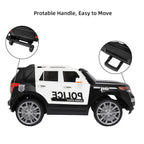 Zimtown Kids Ride On Car Off-Road Police Electric Car Double Drive 12V Battery Motorized Vehicles Children's Best Toy Car Safe w/ Remote Control, 3 Speeds, Music, Seat Belts, LED Lights
