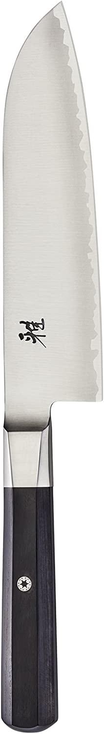Miyabi Koh Santoku Knife,Black/Stainless Steel,7"