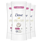 Dove Antiperspirant Deodorant with 48 Hour Protection Caring Coconut Deodorant for Women, 2.6 Ounce (Pack of 4)