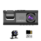 3 Lens Car Dashcm Car Camera Car Black Box 3 Camera Dash Cam Front,Inside,Rear,1080P
