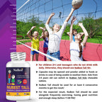 NuBest Tall 60 Capsules - Powerful Bone Growth Formula - Peak Bone Strength Capsules- Herbal Bone Health Supplement - for People Who Don’t Drink Milk Daily (Pack of 12)