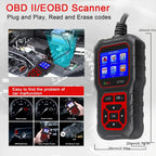 Car Code Reader, OBD2 Car Code Scanner VoltaTester Engine Fault Code Scanner CranAnd Charging Tester Diagnostic Tool For OBDII Protocol Cars