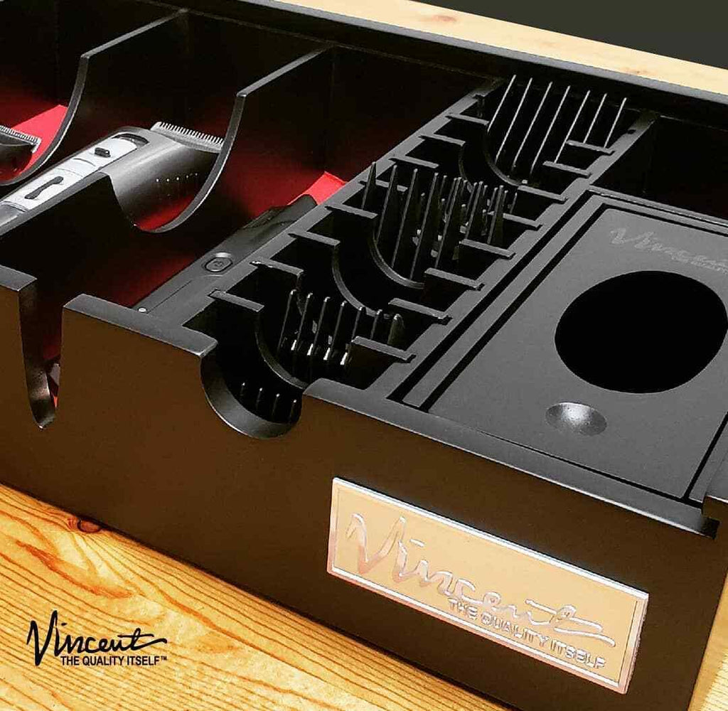 Professional Countertop Tray Station Organizer 8 Black