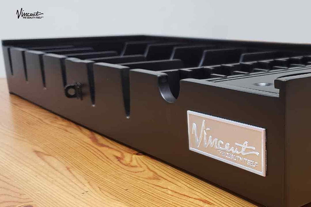 Professional Countertop Tray Station Organizer 8 Black