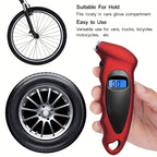 Digital Tire Pressure Gauge, 150PSI 4 Settings Tire Pressure Reader With Backlit LCD Display Low Tire Pressure Diagnostic Tools For Car Truck Bicycle