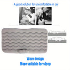 Upgrade Your Car With A Multifunctional Inflatable Bed &amp; Sofa Pillow - Perfect For Camping &amp; Travel!
