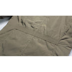 men's casual business windproof thicken multi safe zipper pockets plaid warm trench coat