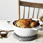 Staub Cast Iron 3.75-qt Essential French Oven - White, Made in France