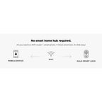 HALO Polished Chrome Touchscreen Wi-Fi Electronic Single-Cylinder Smart Lock Deadbolt featuring SmartKey Security