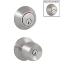 Brandywine  Steel Entry Knob and Double Cylinder Deadbolt Combo Pack