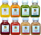 7 Day Juice Cleanse by Julian's Juicebox - Lose Weight, Curve Cravings & Reboot Your System - Great for Kids too!, 7 Day Cleanse (56 Bottles)