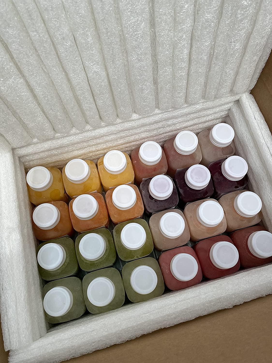 7 Day Juice Cleanse by Julian's Juicebox - Lose Weight, Curve Cravings & Reboot Your System - Great for Kids too!, 7 Day Cleanse (56 Bottles)