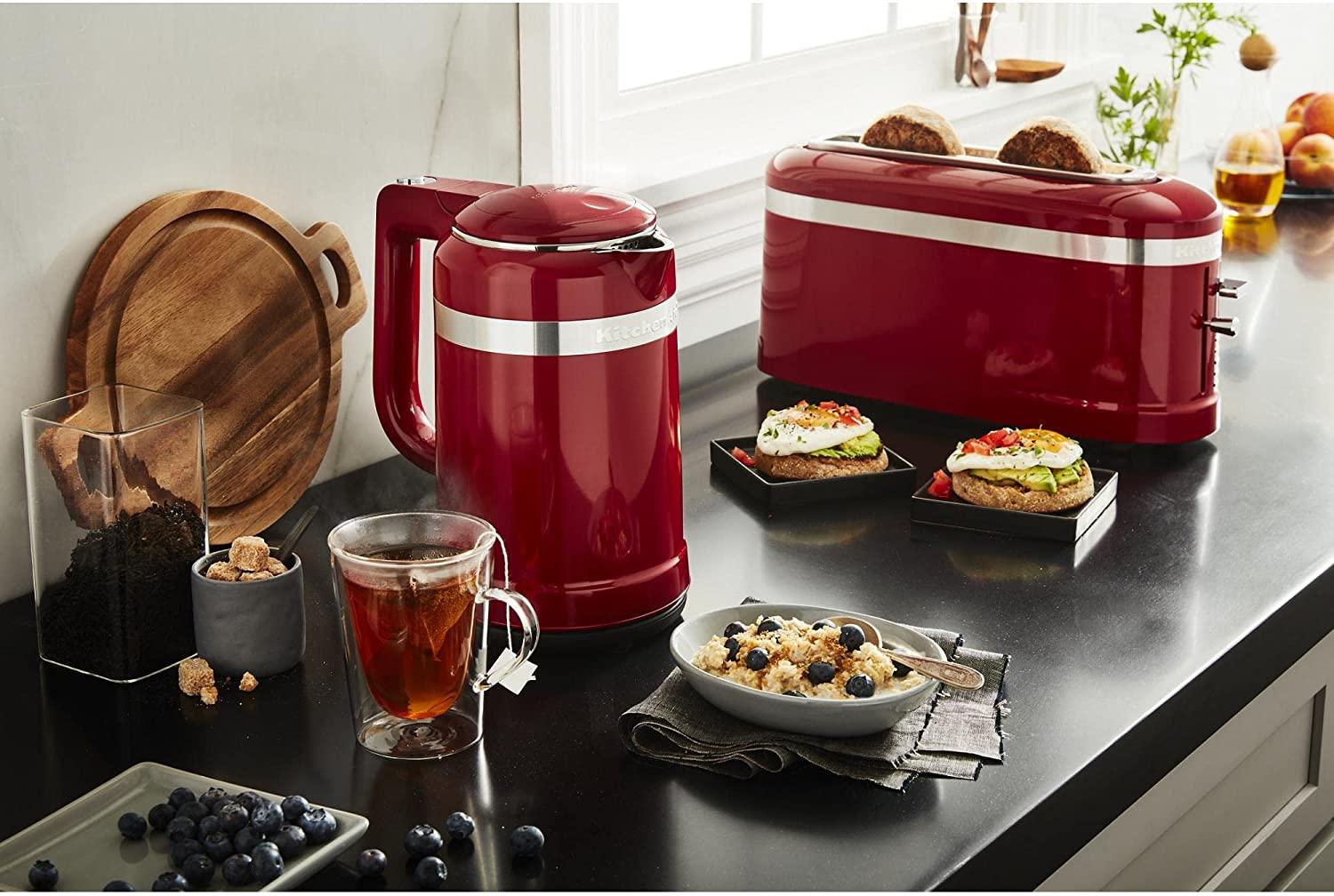 KitchenAid 2-Slice Toaster KMT3115ER Urban Small Space, Empire Red