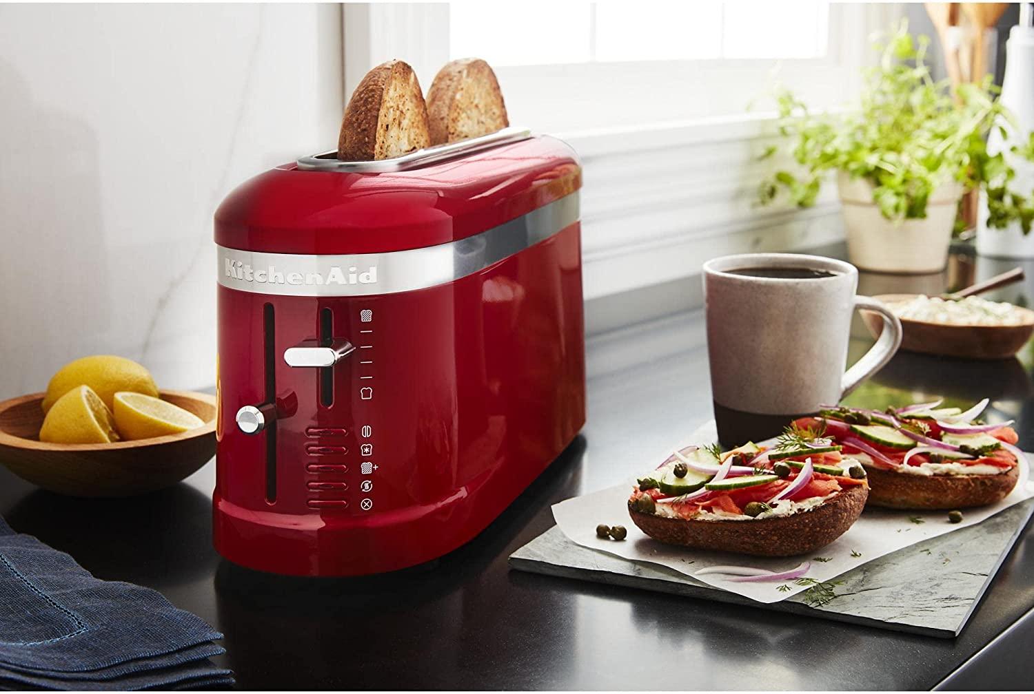 KitchenAid 2-Slice Toaster KMT3115ER Urban Small Space, Empire Red
