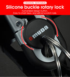 Upgrade Your Style with This High-Grade Metal Alloy Car Key Chain - Perfect for Men's Waist Hanging!