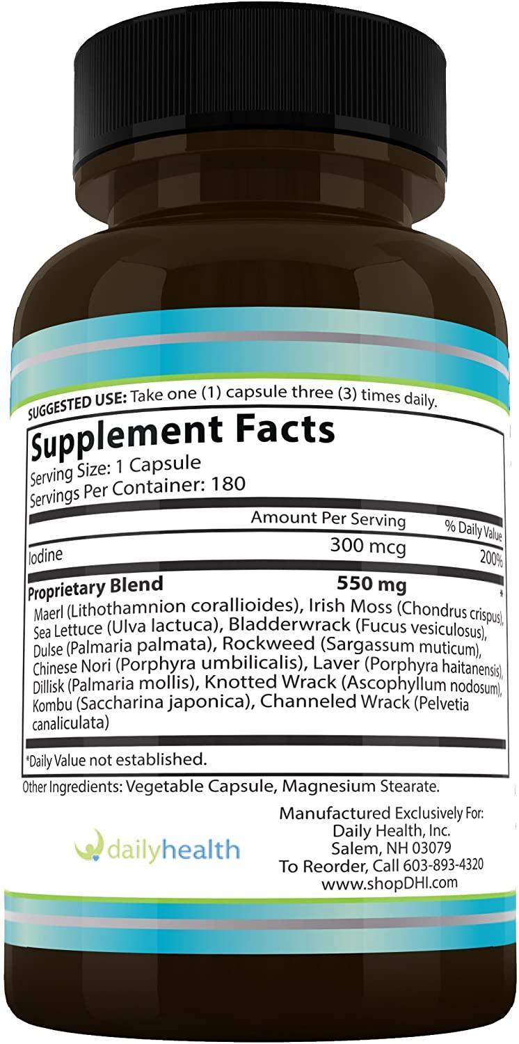 Daily Health, Seatrition 6 Bottles 1080 Capsules