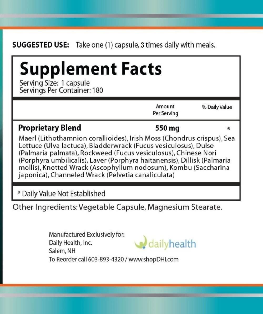 Daily Health, Seatrition 6 Bottles 1080 Capsules
