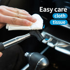 Portable Rearview Mirror Wiper Retractable Car Window Cleaning Brush With SponCleaner Remover