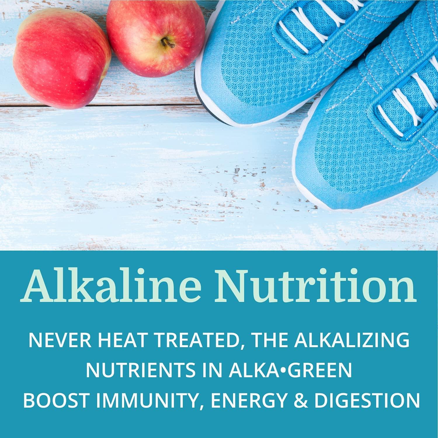 Alka•Green Tablets (12 Pack) Morter HealthSystem Best Process Alkaline — Nutrient Dense Organic Barley Grass Supplement — Natural Source of Enzymes & Amino Acids