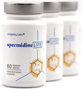 spermidineLIFE Natural Supplement, Plant-Based, Wheat Germ Extract with High Spermidine Content and Zinc for Cell Renewal, Vegan Friendly, Pack of 3