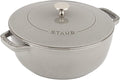 Staub Cast Iron 3.75-qt Essential French Oven - Graphite Grey, Made in France
