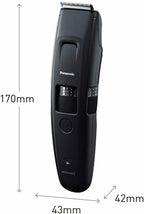 Panasonic Er-gb86-k503 Beard Trimmer for Long Beards Rechargeable With 3 Combs