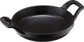 Staub Cast Iron 6-inch Round Gratin Baking Dish - Matte Black, Made in France