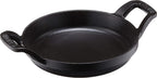 Staub Cast Iron 6-inch Round Gratin Baking Dish - Matte Black, Made in France