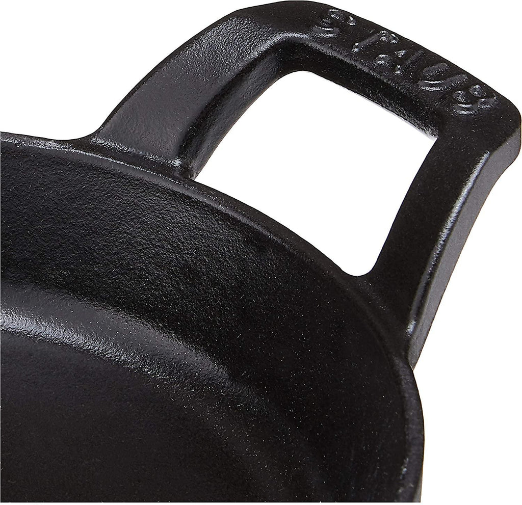 Staub Cast Iron 6-inch Round Gratin Baking Dish - Matte Black, Made in France