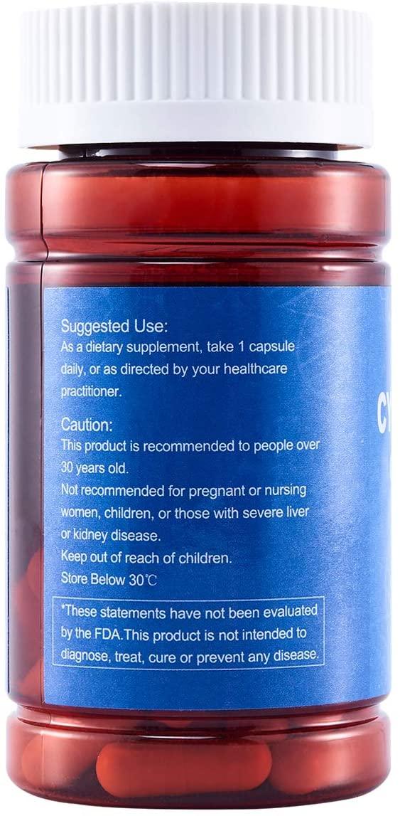 CAW Telomere Support Supplement | Hypersorption Cycloastragenol | 10Mg 30Enteric-Coated Capsules 6bottles