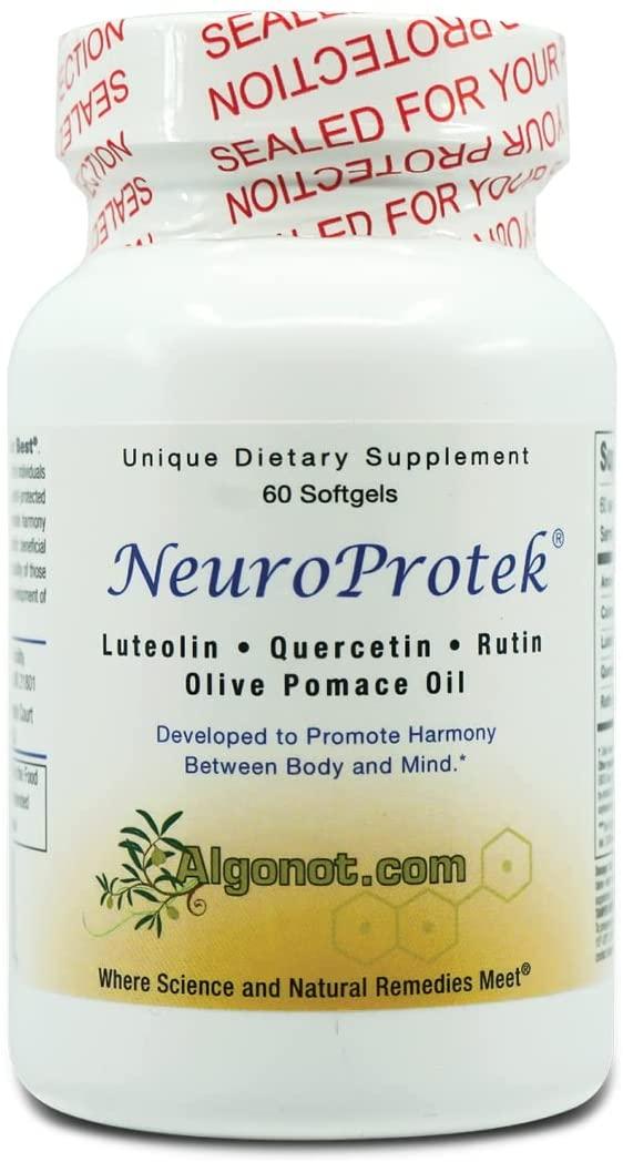 NeuroProtek 8 Pack Combination of Luteolin, Quercetin & Rutin in Olive Pomace Oil (Reduced Price Bundle)