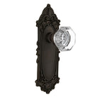 Victorian Plate 2-3/8 in. Backset Oil-Rubbed Bronze PassaHall/Closet Waldorf Door Knob